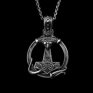 Odin Amulet Pendant - 925 Silver Pendant Necklace for Men