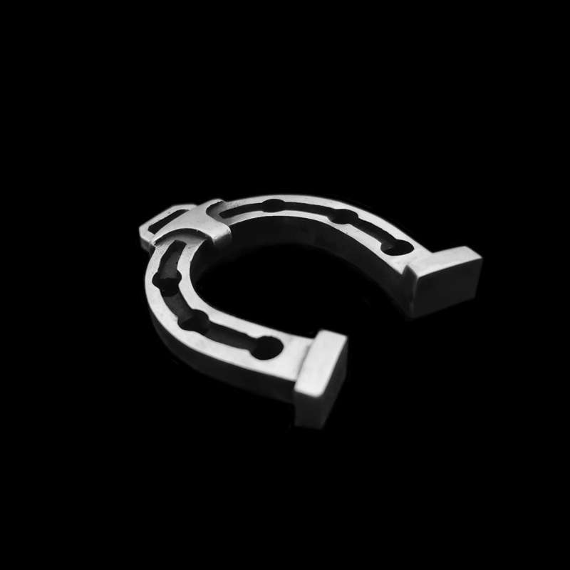 Horseshoe Pendant Necklace - 925 Silver Western Pendant - Image 3