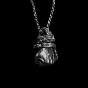 Fist of Strength Pendant - 925 Silver Pendant Necklace for Men