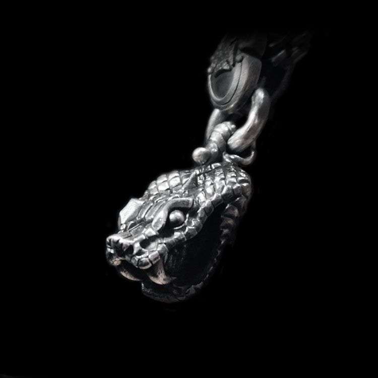 Viper – 925 Silver Pendant Necklace for Men - MENSSKULL 925 silver jewelry