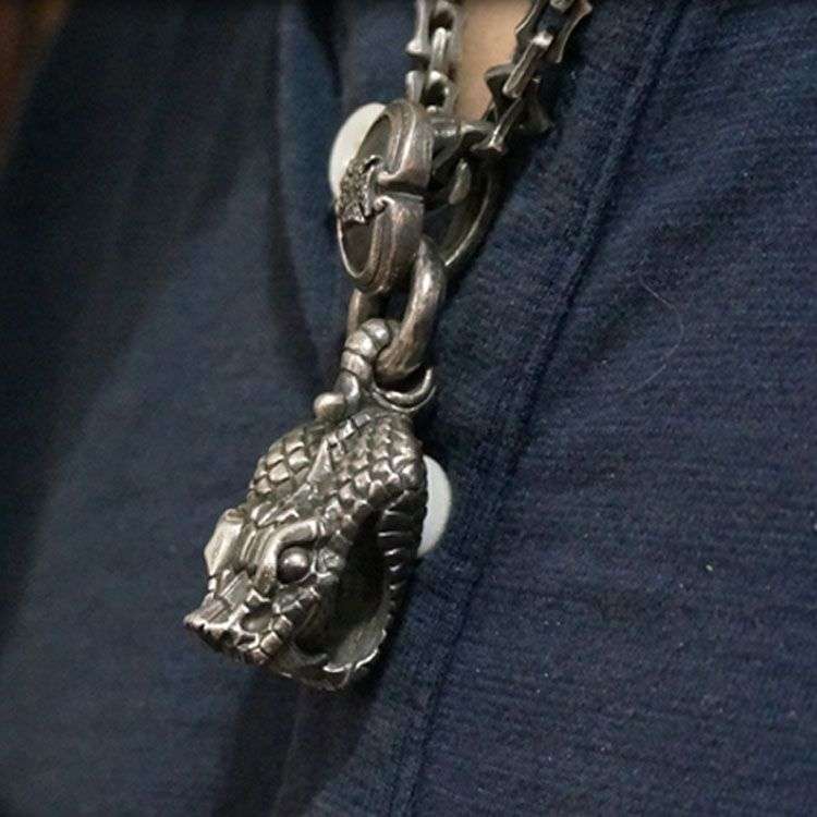 Viper - 925 Silver Pendant Necklace for Men - Image 4