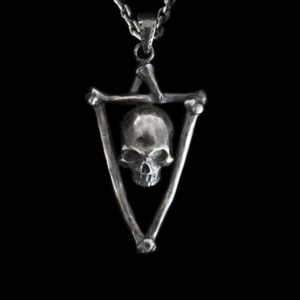 Cyber Skull - 925 Silver Pendant Necklace for Men