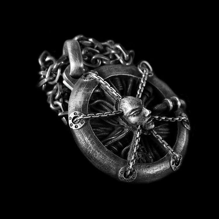 Imprisonment - 925 Silver Pendant Necklace for Men - Image 2
