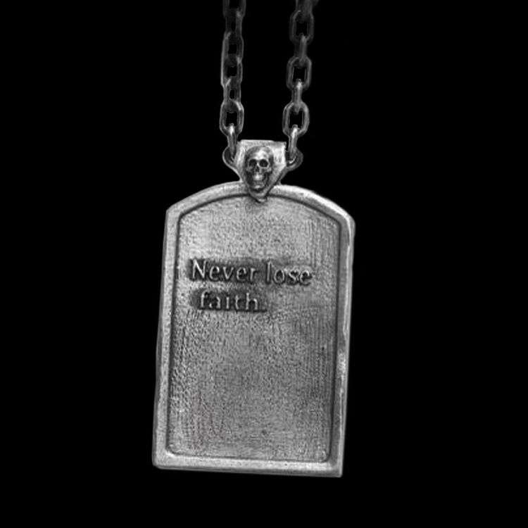 Belief - 925 Silver Pendant Necklace for Men - Image 3