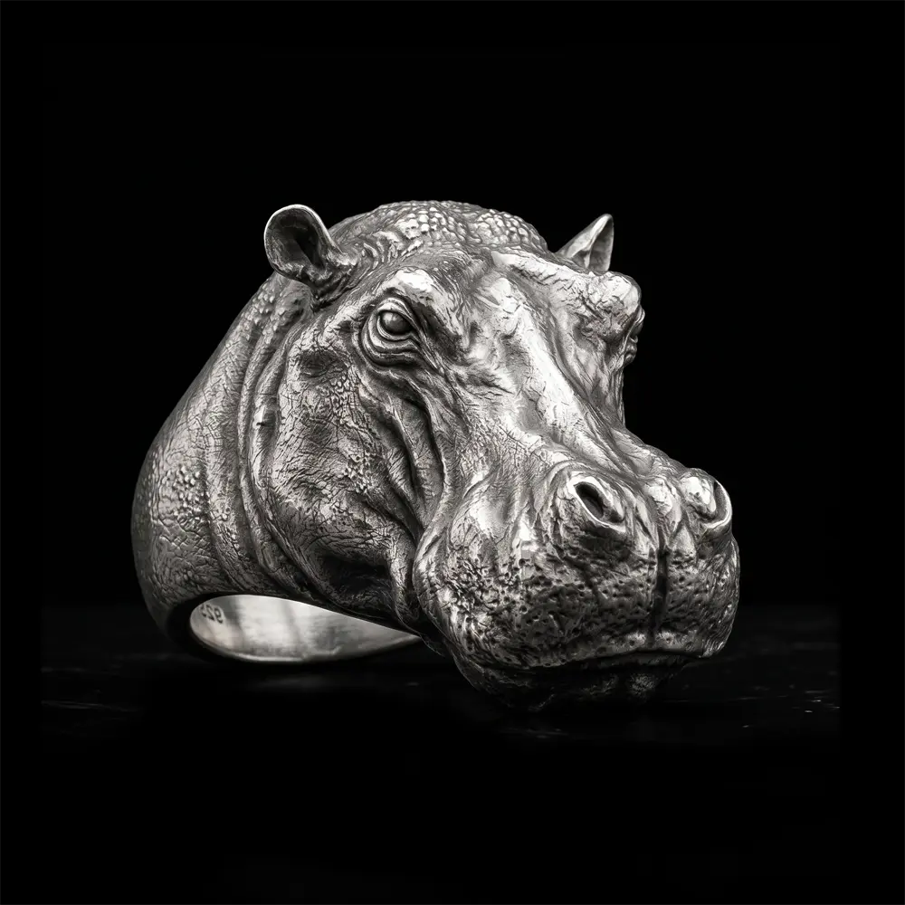 Hippo Ring for Men