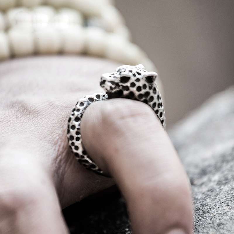 Leopard Head Rings Suitable for mens - Image 4