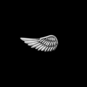 Wings Brooch - 925 Silver Wing Lapel Pin for Men