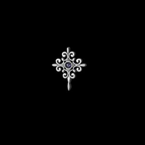Clover Brooch - 925 Silver Lucky Lapel Pin for Men