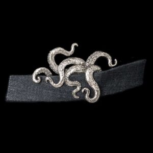 Octopus Brooch? 925 silver Suit pocket decoration badge
