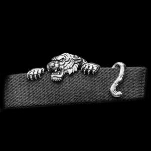Tiger Brooch? 925 silver Suit pocket decoration badge