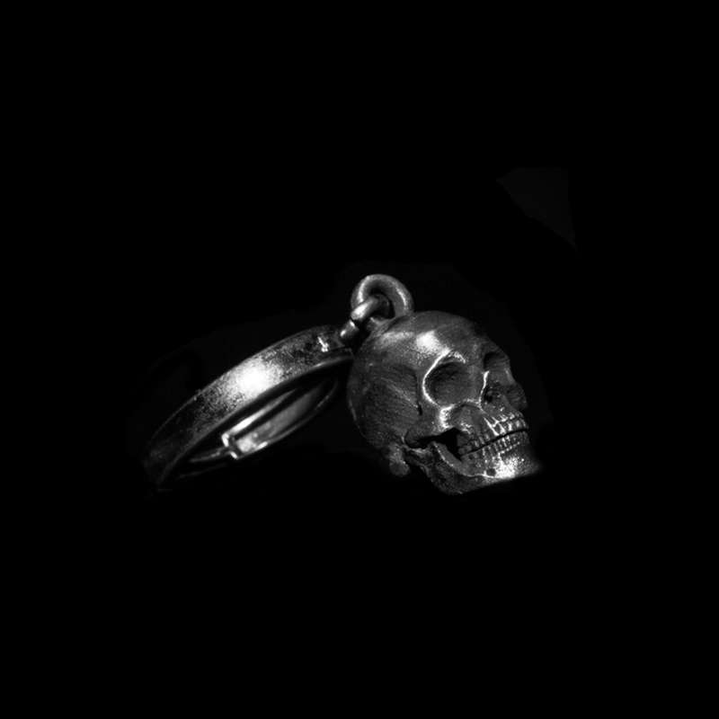 Mens skull earrings become an extension of your identity - MENSSKULL 925 silver jewelry