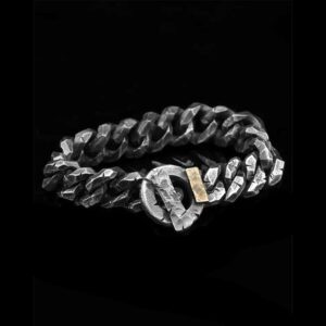 Silver Bracelet for Men - Handmade Mens Silver Bracelet