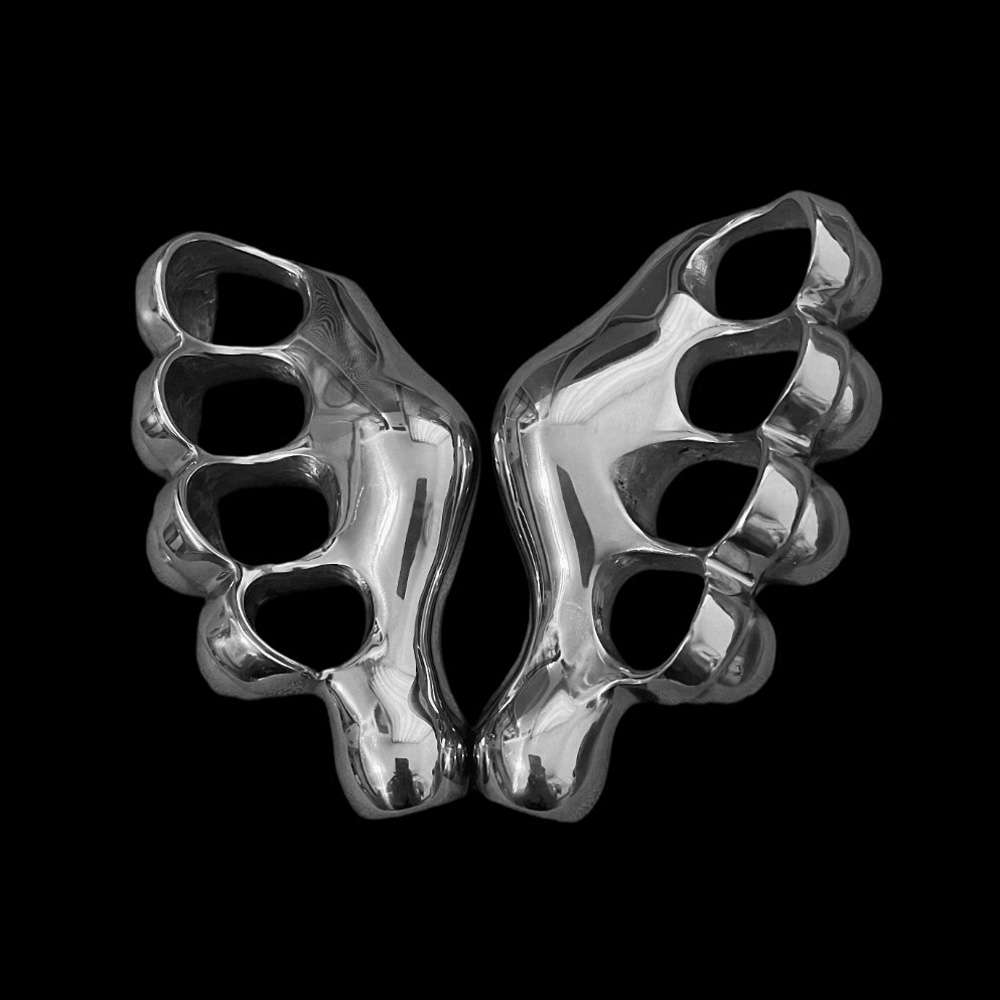 Five Finger Steel Knuckles - Stainless Steel Metal Knuckles for Men - Image 7