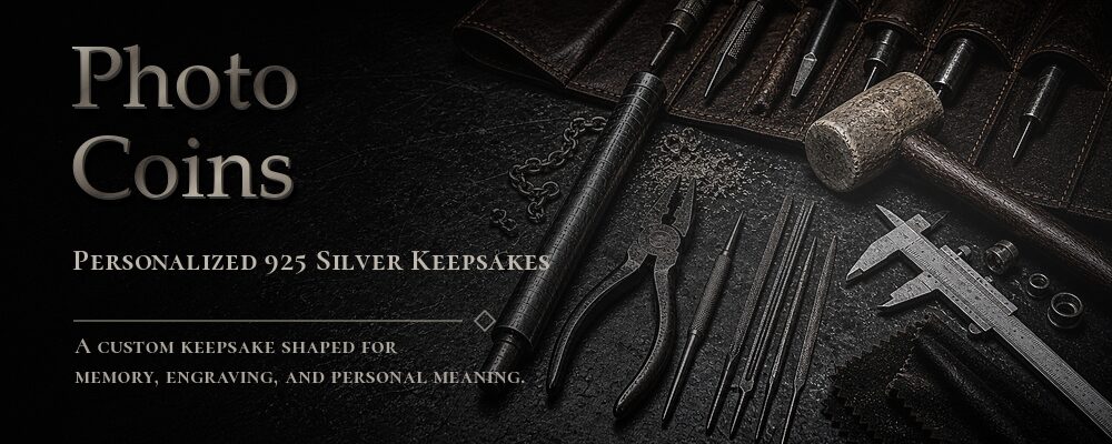 personalized silver photo coins 925 silver as listed metalsmith tools workshop banner
