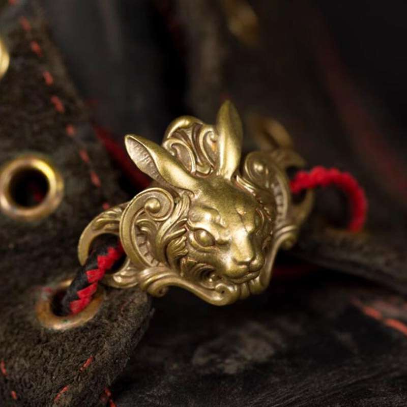 Rabbit Bunny Buckle - Brass Accessory for Men - Image 5