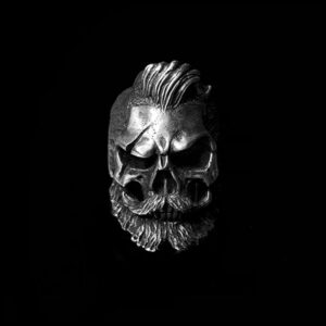 Cool Skull Rings for Men - Handmade 925 Silver Statement Skull Jewelry