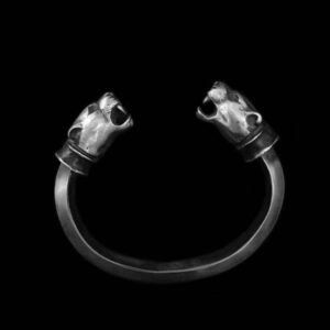 Silver Lion Bracelet - 925 Silver Animal Bracelet for Men