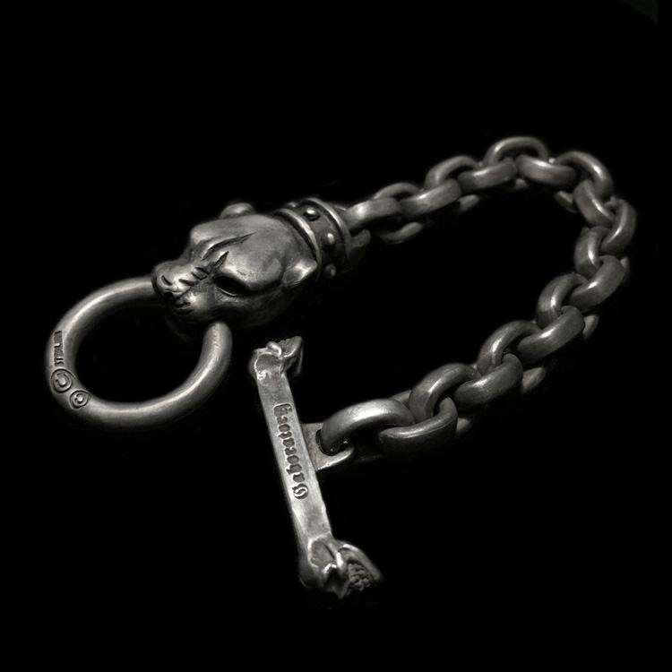 Leopard Bracelet - 925 Sterling Silver Animal Bracelet - Image 3