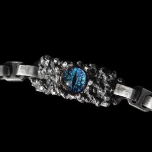 Devil Eye Bracelet - 925 Silver Gothic Bracelet for Men