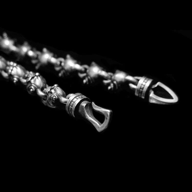 Clown Bracelet for Men - 925 Silver Mask Bracelet - Image 4