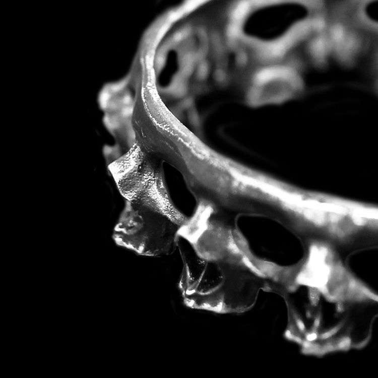 Original Skull Bracelet - 925 Sterling Silver Bracelet - Image 2