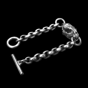 Saber-Toothed Tiger Bracelet - 925 Silver Skull Bracelet