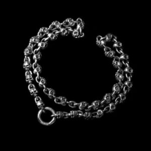 Domineering Skull Necklace - 925 Silver Necklace for Men