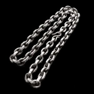Knife Marks Chain Necklace - 925 Silver Necklace for Men