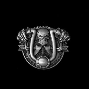 Skull Emblem Gift - Biker Badge Accessory