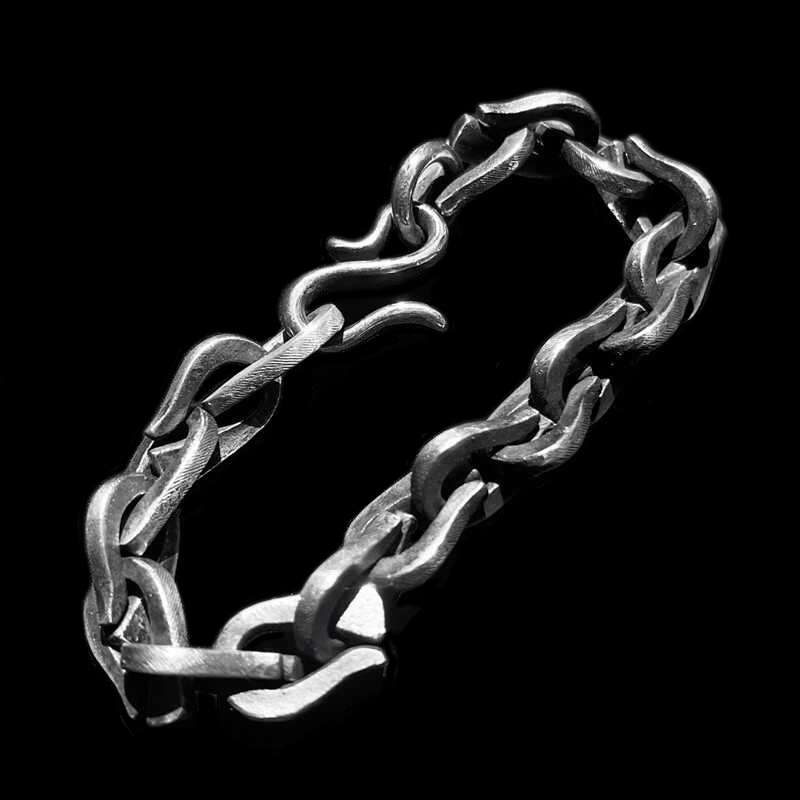 Hook Bracelet - 925 Sterling Silver Bracelet for Men - Image 3