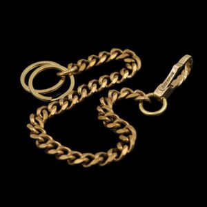 Double Buckle Wallet Chain - Brass Wallet Chain for Men