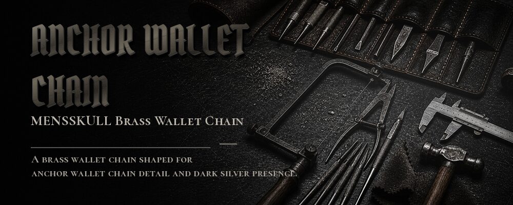 anchor wallet chain Brass as listed jewelry workshop tools banner