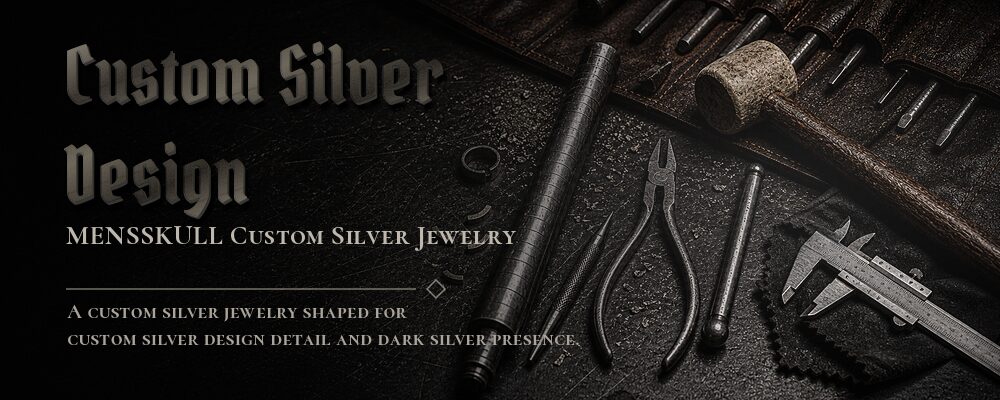 custom silver design material details should be confirmed from the current product options jewelry workshop tools banner