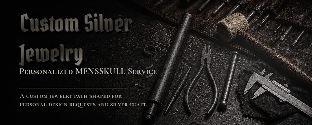custom silver jewelry service custom material details depend on the confirmed order scope jewelry workshop tools banner