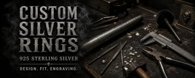 Custom silver rings for men 925 sterling silver workshop featured image