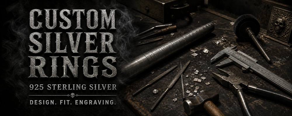 Custom silver rings for men 925 sterling silver workshop featured image