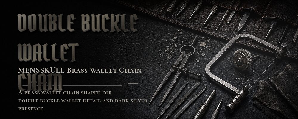 double buckle wallet chain Brass as listed jewelry workshop tools banner