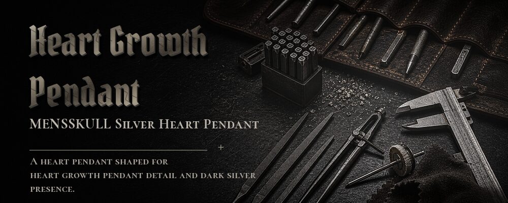 heart growth pendant material details should be confirmed from the current product options jewelry workshop tools banner