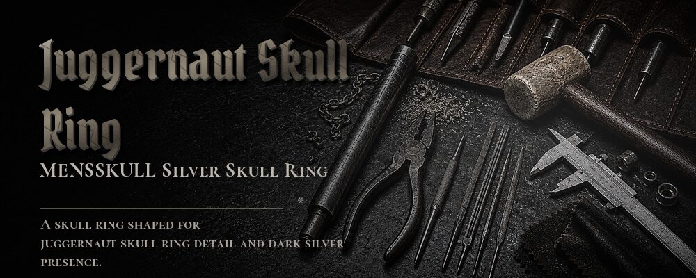 juggernaut skull ring material details should be confirmed from the current product options jewelry workshop tools banner