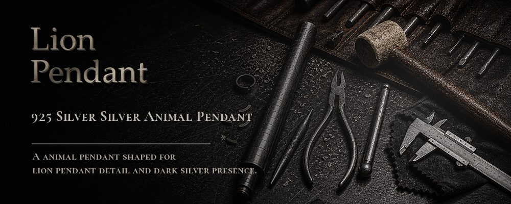 lion pendant 925 silver as listed jewelry workshop tools banner