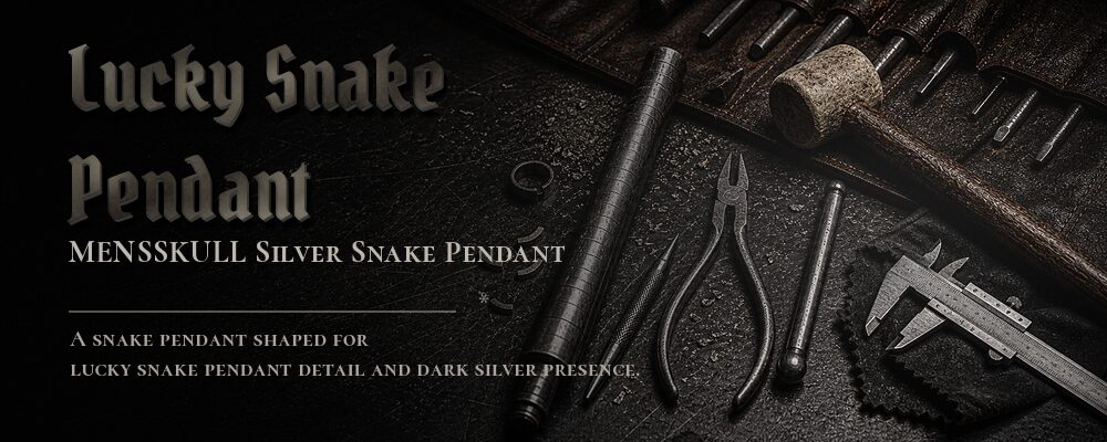 lucky snake pendant material details should be confirmed from the current product options jewelry workshop tools banner