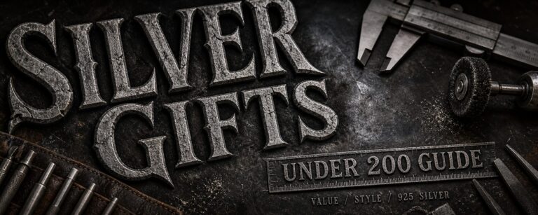 MENSSKULL silver gifts under 200 guide dark silver workshop featured image