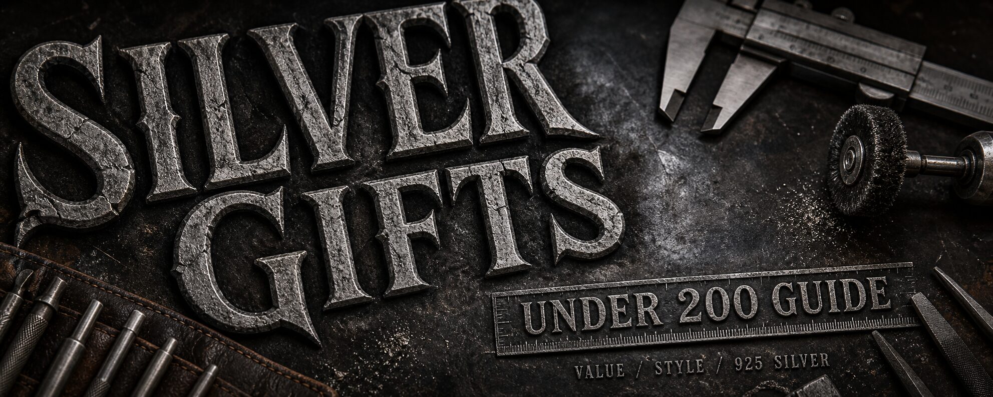 MENSSKULL silver gifts under 200 guide dark silver workshop featured image