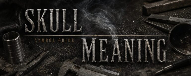 MENSSKULL skull ring symbolism guide dark silver workshop featured image