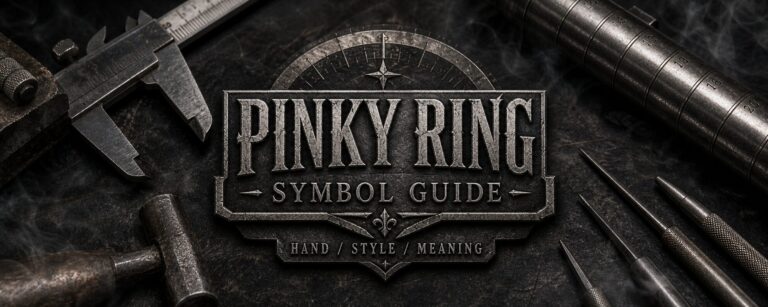 MENSSKULL pinky ring symbol guide dark silver workshop featured image