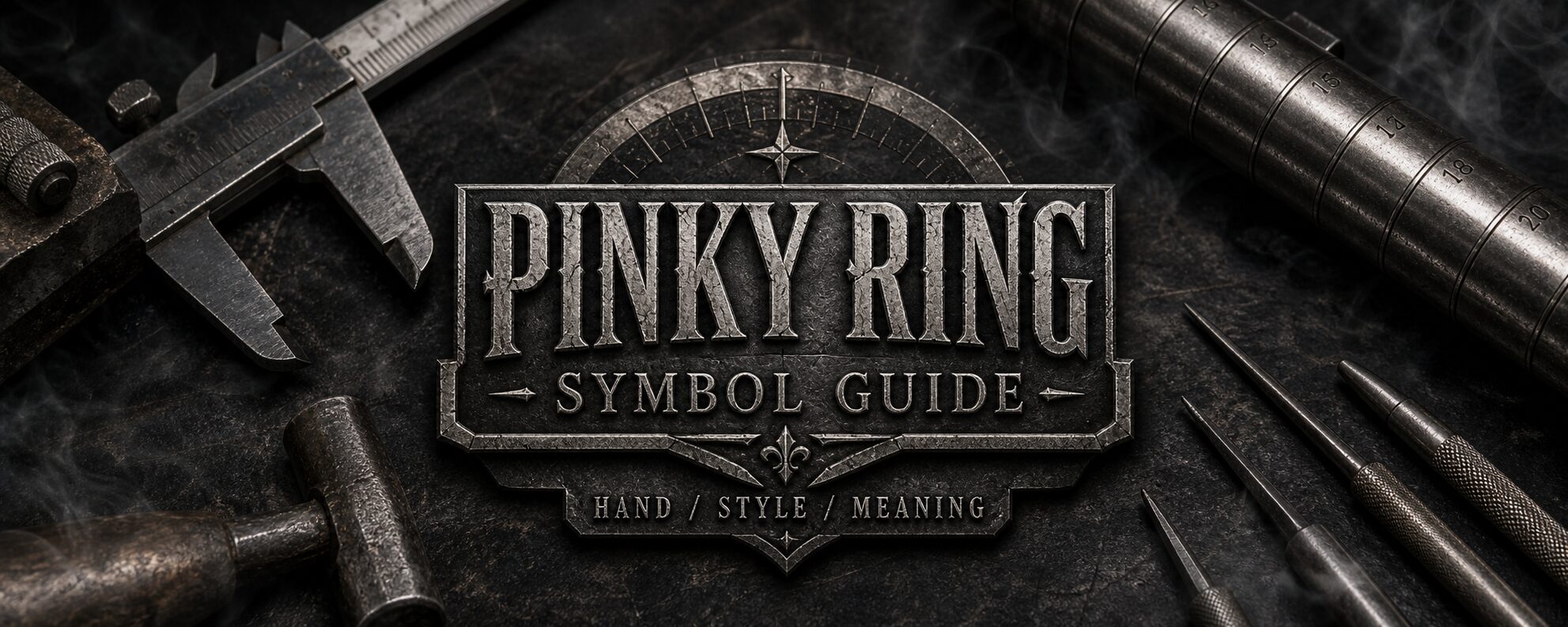 MENSSKULL pinky ring symbol guide dark silver workshop featured image
