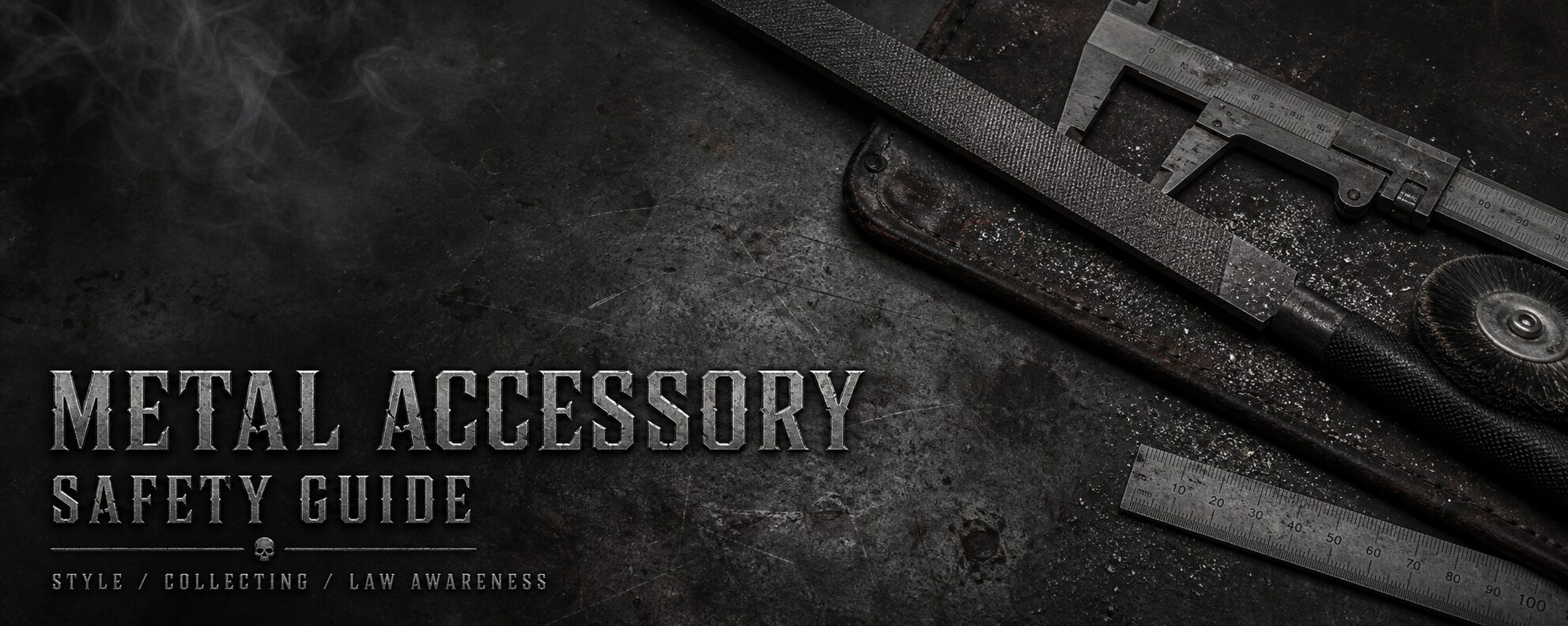 MENSSKULL metal accessory safety guide dark silver workshop featured image