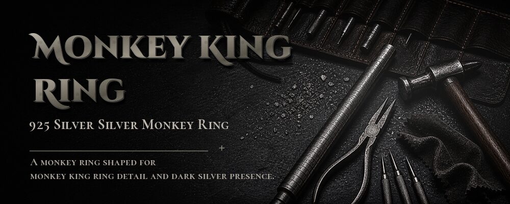 monkey king ring 925 silver as listed jewelry workshop tools banner