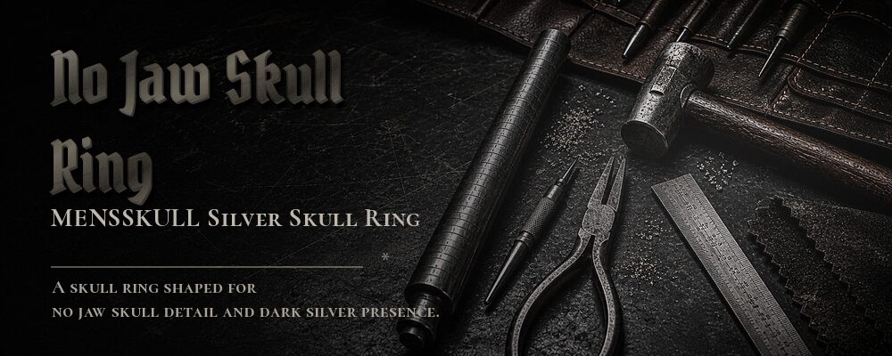 no jaw skull ring material details should be confirmed from the current product options jewelry workshop tools banner