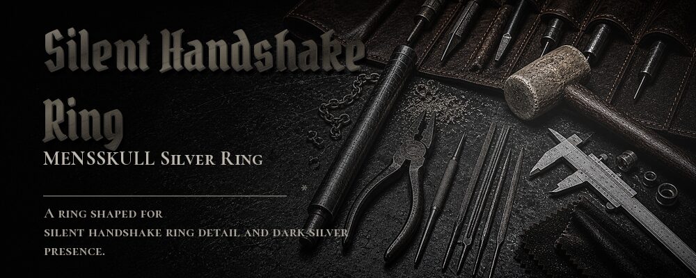 silent handshake ring material details should be confirmed from the current product options jewelry workshop tools banner